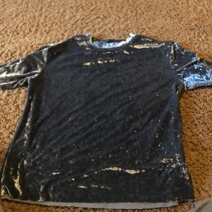 Pretty velvet Greyish blue T-shirt
